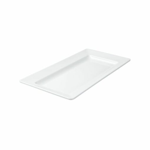 Melamine Platter Rectangular 445x220mm White